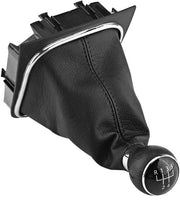 Accessorio per auto - Copertura gomito e pedale - 5 velocità - Cromo nero - Adatto per MK5/MK6
