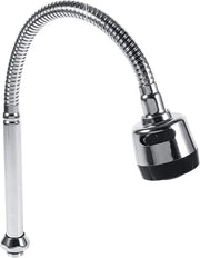 Cranio da cucina con scarico rotante in acciaio inossidabile 304, girevole 360° e dotato di aeratore per un uso dell'acqua facile con manopola singola di regolazione