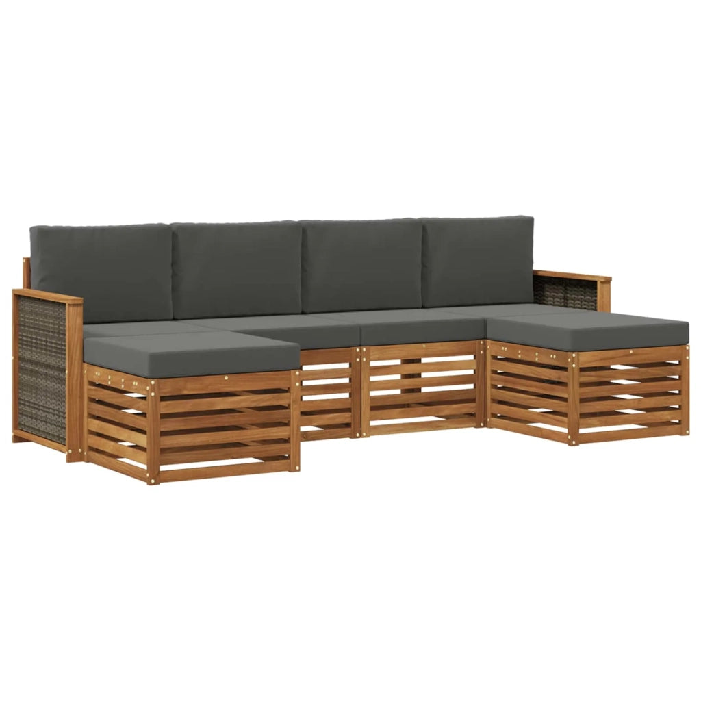 Set divani Legno di Acacia Massello
