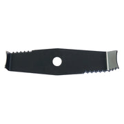 LAMA SEGHETTATA A 2 DENTI  mm 300 - spessore mm 3  - Senza Marca
