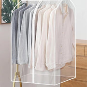 Coprisacco 2 pezzi - Tela adesiva impermeabile - Coprisacco per spalla - Protezione tessuto - Per armadio o cassettiera - Abito, mantella, camicia - Borsa per confezione - Borsa per riporre giacche - Copriarmadio per camera da letto