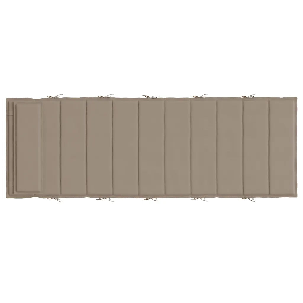 Cuscino per Lettino Tortora 180x60x4 cm in Tessuto Oxford 361860