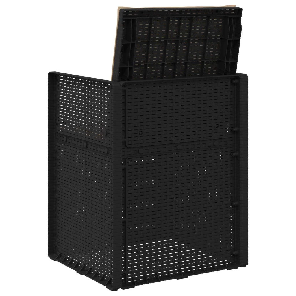 Sedie da pranzo da giardino 2 pcs Antracite e Tortora PP 899987