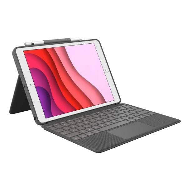Logitech combo touch qwerty italiano smart connector grafite - 920 009626