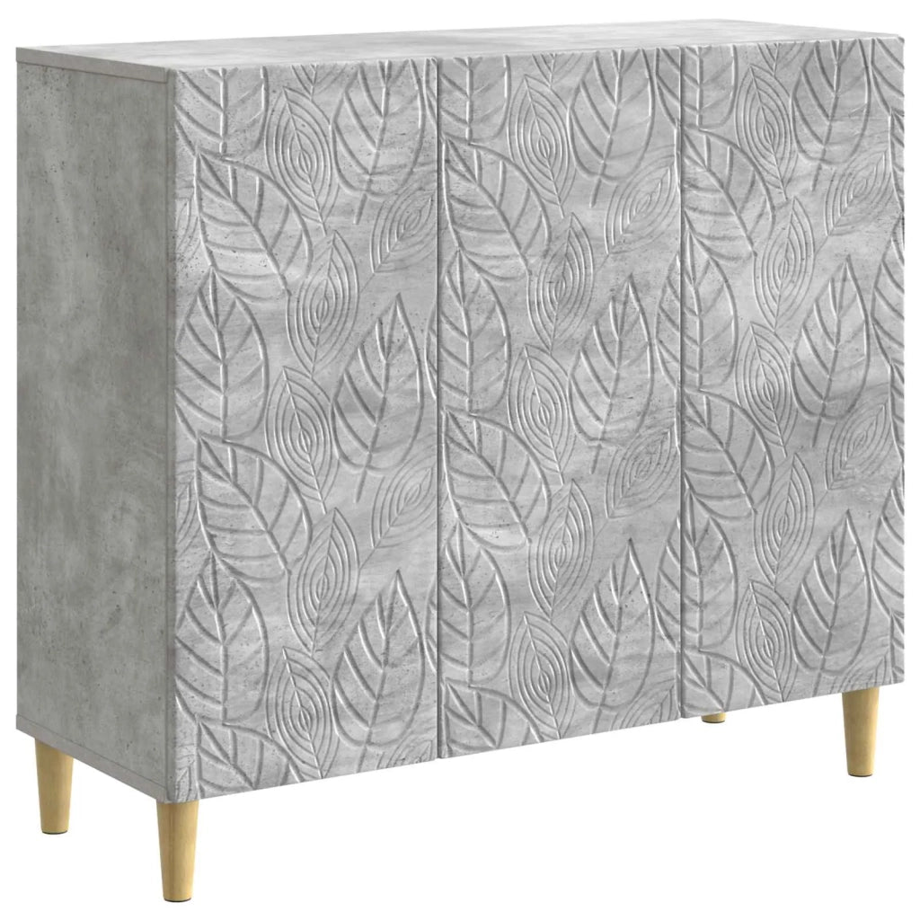 Credenza Grigio Cemento 89 x 34,5 x 80 cm Legno ingegnerizzato 895108