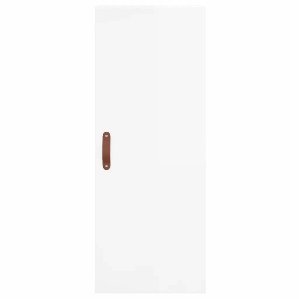 Mobile a Parete Bianco Lucido 34,5x34x90 cm 828830