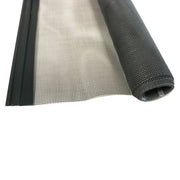 Vertical retractable mosquito net 120 x 250 cm brown color with expansion fastening