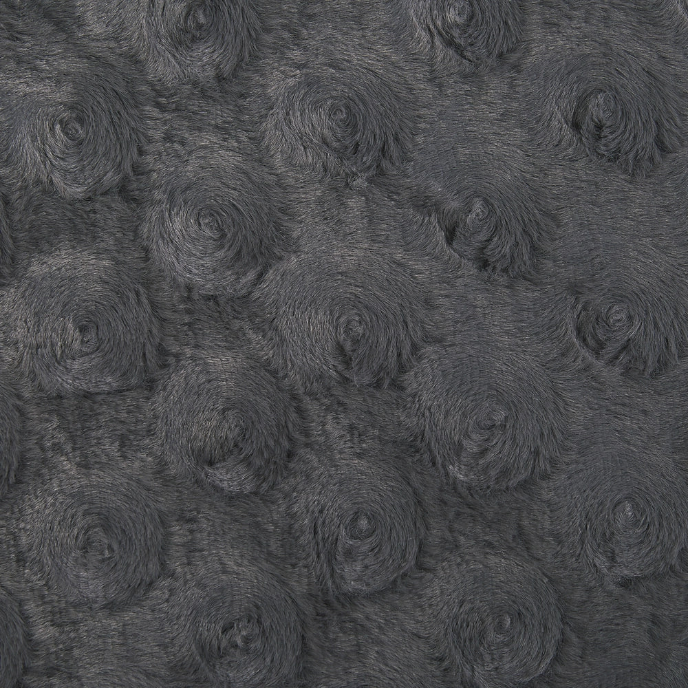 Copriletto Grigio Tessuto Morbido 200 x 220 cm Fodera in Pile Sherpa