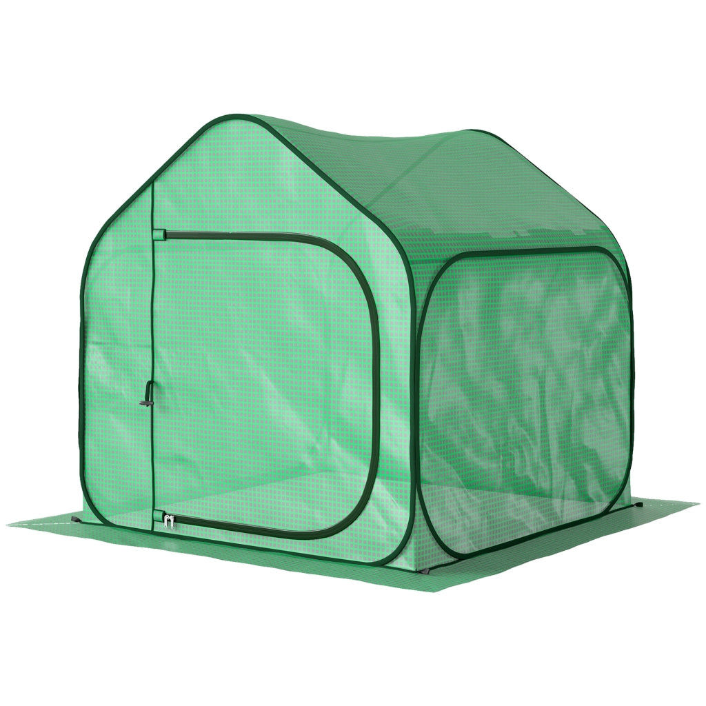 Serra da giardino pop up ¨C zephmum ¨C 150x148x148 cm verde