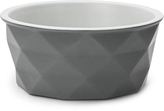 Bacetto ceramico anti-slip, igienico e stile, 550 ml grigio