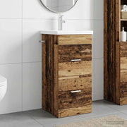 Mobile da bagno con lavabo Legno antico 42 x 40 x 84,5 cm 890702
