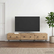 Mobile TV con cassetto Rovere Artigianale 147 x 34,5 x 30 cm 895634