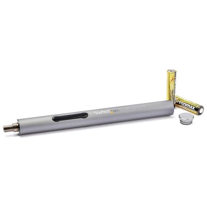 StarTech.com Set di cacciaviti elettrici di precisione 55 punte - Kit di cacciaviti a batteria portatile/mini per riparazioni di elettronica - magnetico - senza filo (CTK20PCEDRIVE)