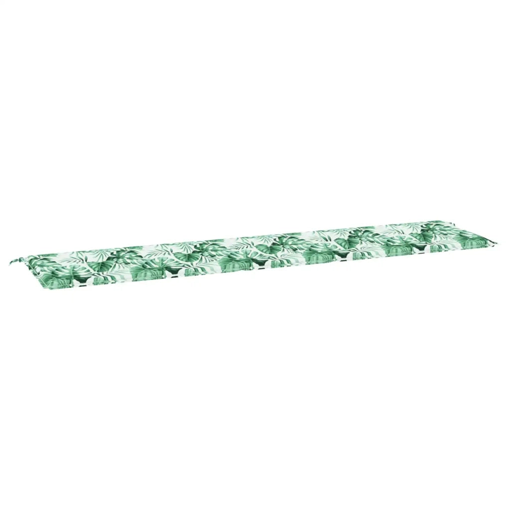 Cuscino per Panchina Foglia Motivo Foglia 200 x 50 x 3 cm 361198