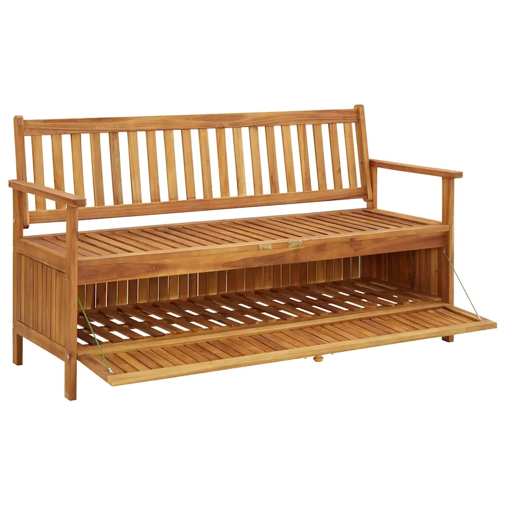 Cassapanca da Giardino 148 cm in Legno Massello di Acacia 310280