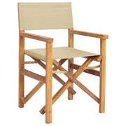Sedia da Giardino | Sedia da pranzo Marrone e Beige 56 x 54 x 87 cm