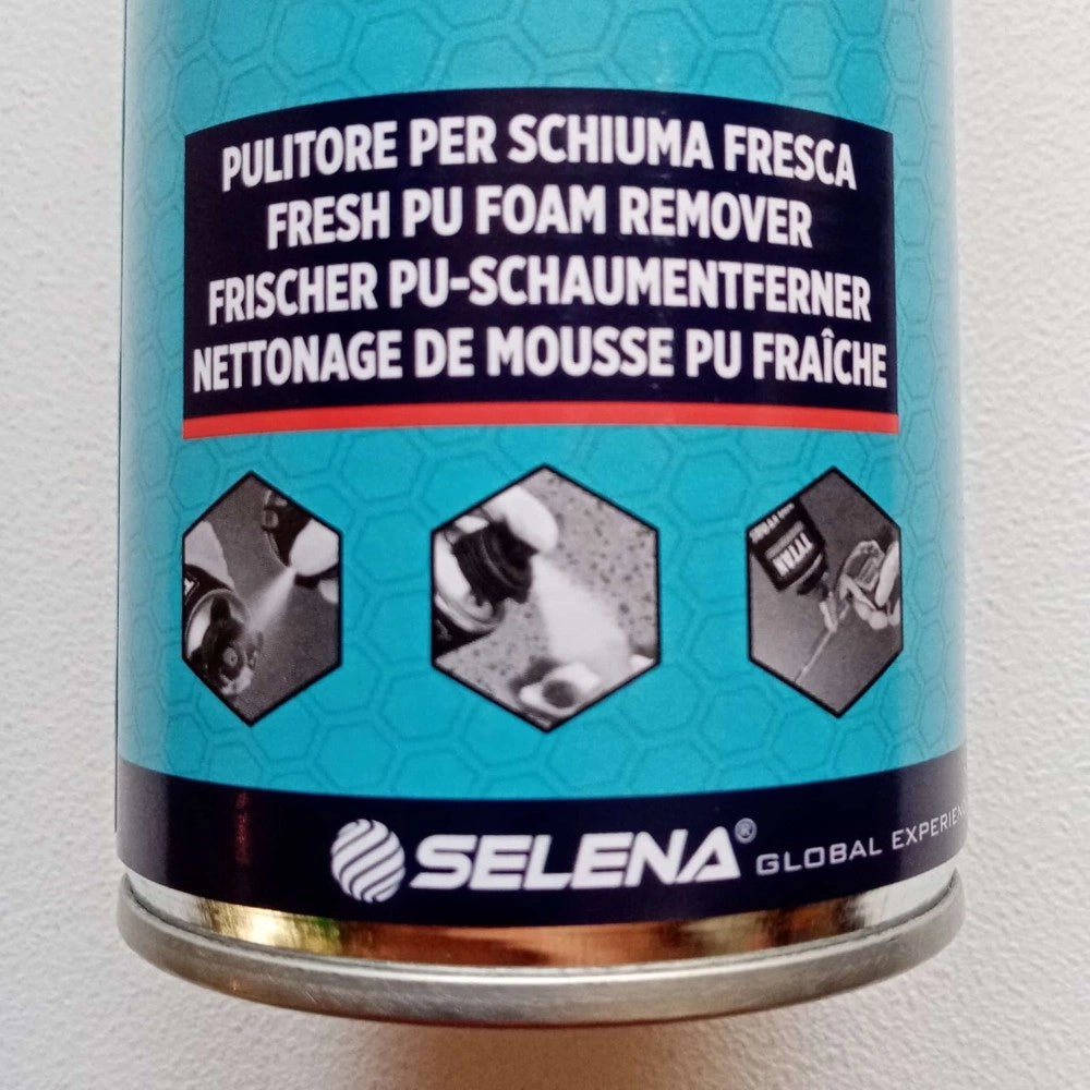 Tytan 500ml pulitore cleaner base solvente per schiuma poliuretanica fresca