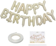 Bandierina di compleanno in alluminio 16 pollici - 13 pezzi - Lettere di carta stagnola riciclabile - Incluso nastro e fiocco