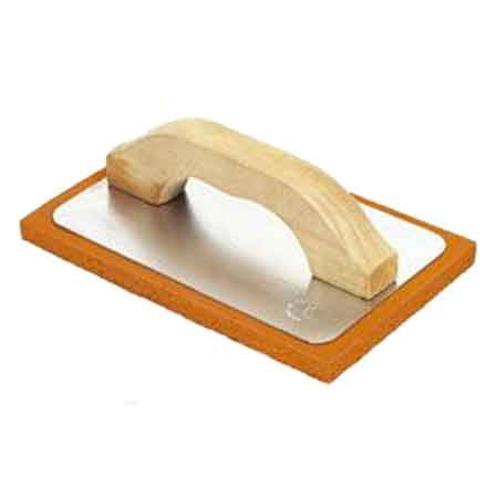 FRATTONE IN GOMMASPUGNA LEVIGATO 22 22x14 cm - spessore 14 mm - arancio (morbida) - MADE IN ITALY