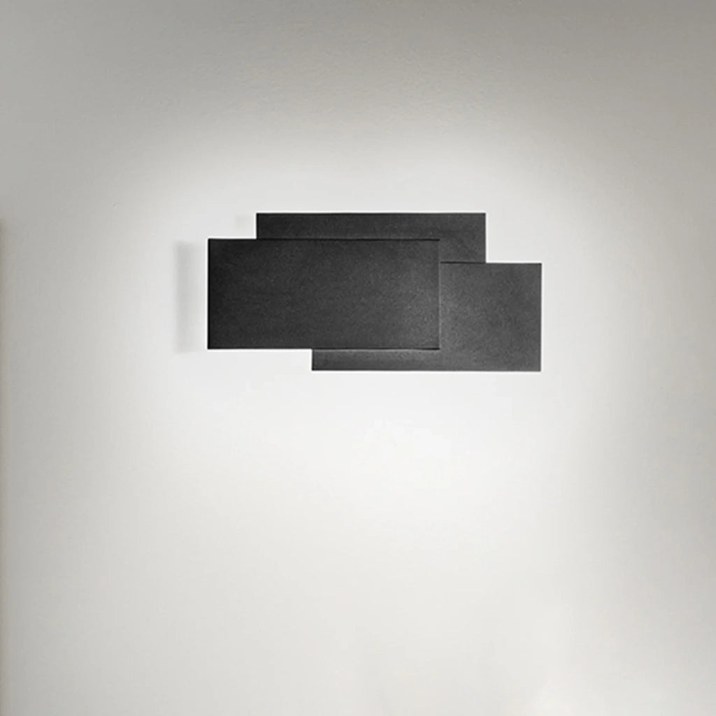 Applique Moderna Dip Metallo Nero Led 36W 3000K