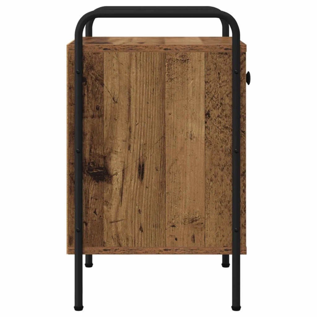 Armadio da Notte 2 pz Legno antico 35 x 36,5 x 61 cm 8007656