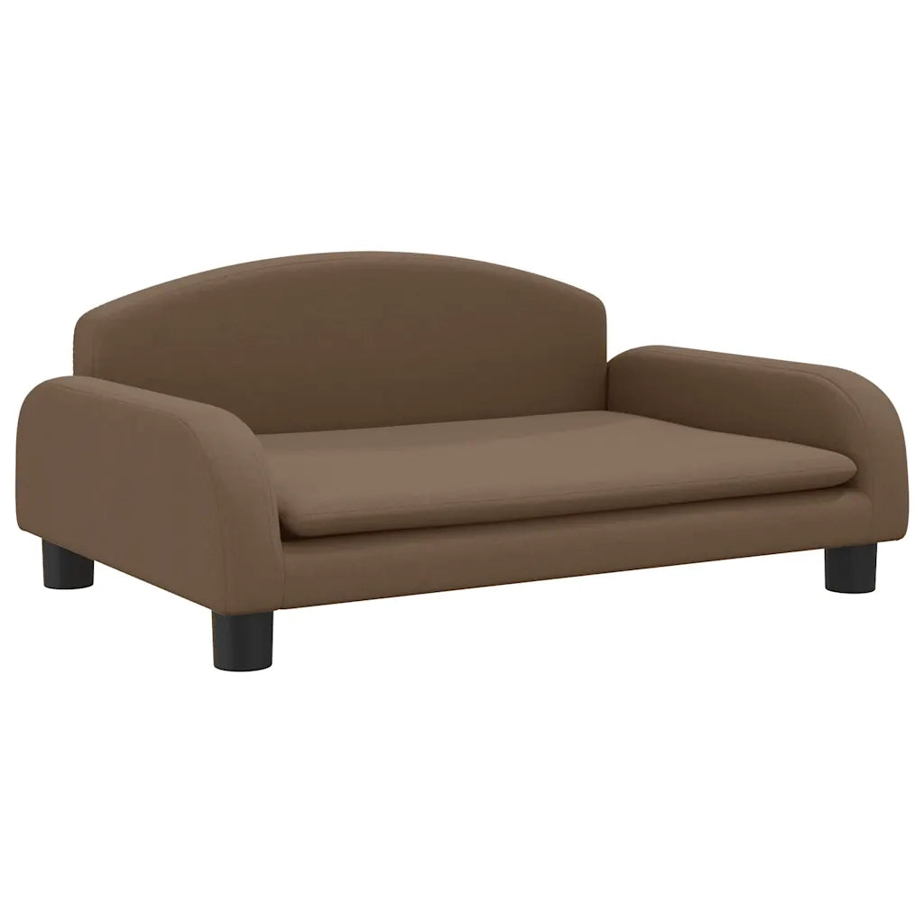 Lettino per Cani Marrone 70x45x30 cm in Tessuto CFW7788821