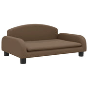 Lettino per Cani Marrone 70x45x30 cm in Tessuto CFW7788821