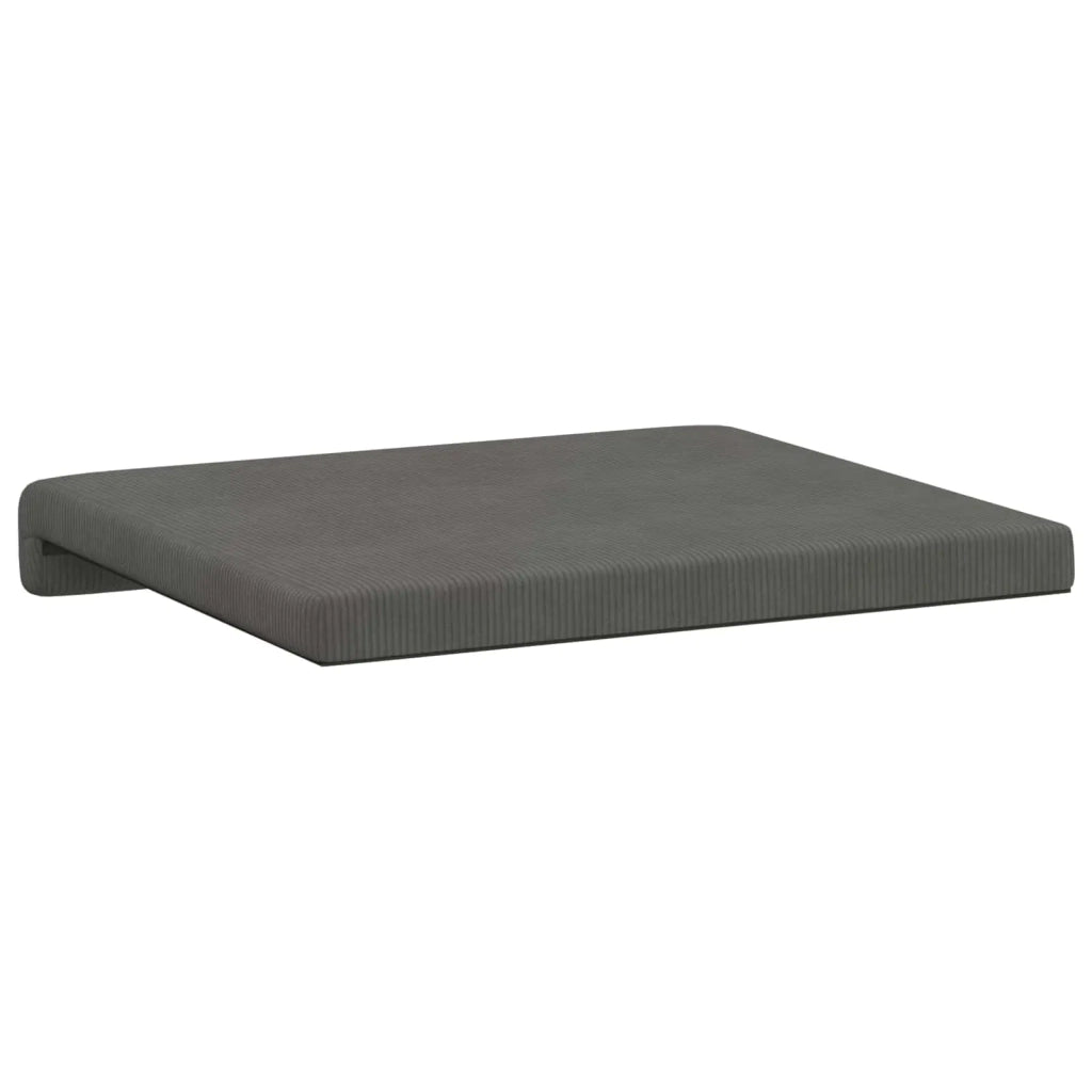 Cuscino per panchina 4 pcs corduroy Grigio Scuro 42043136