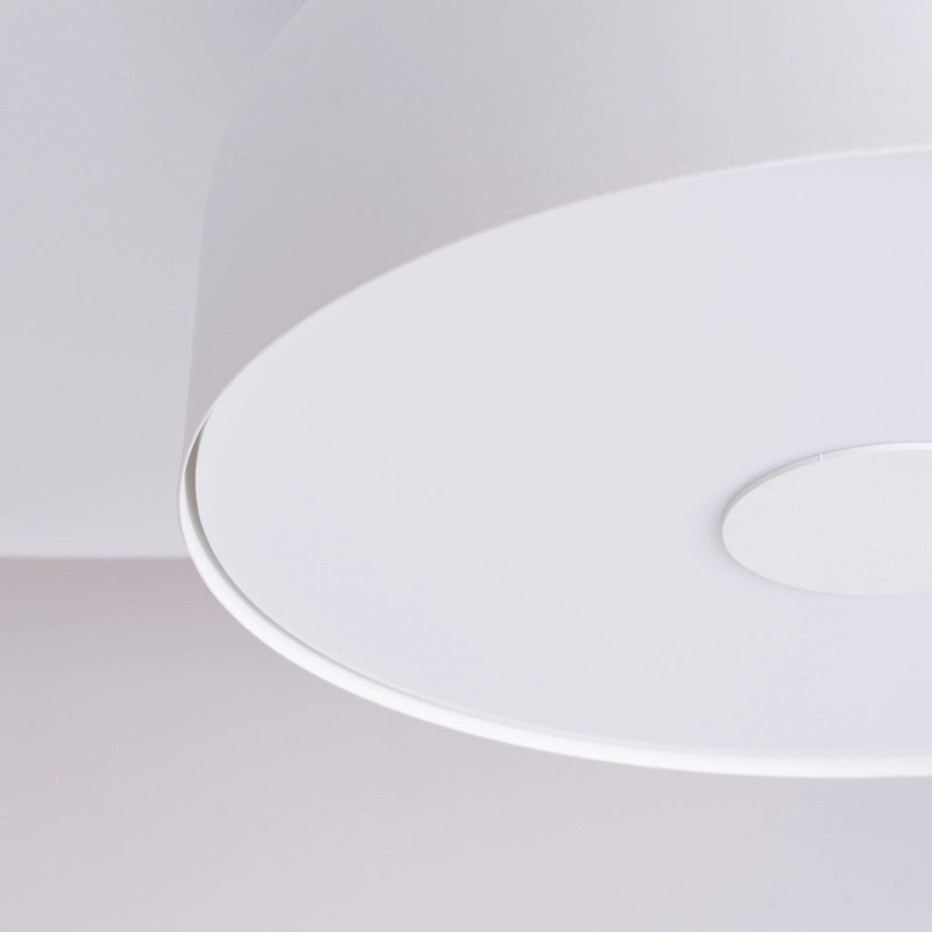 Plafoniera soffitto moderna bianca Ø30cm 4xE27 TEKNAR