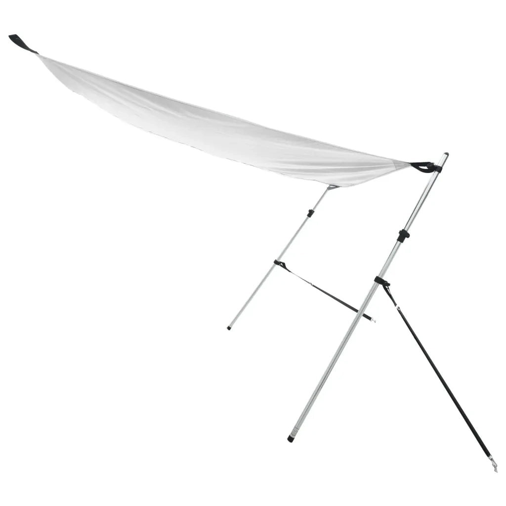 Set Estensione Tendalino a T-Parasole marino Bianco 170x170x(113-182,5) cm