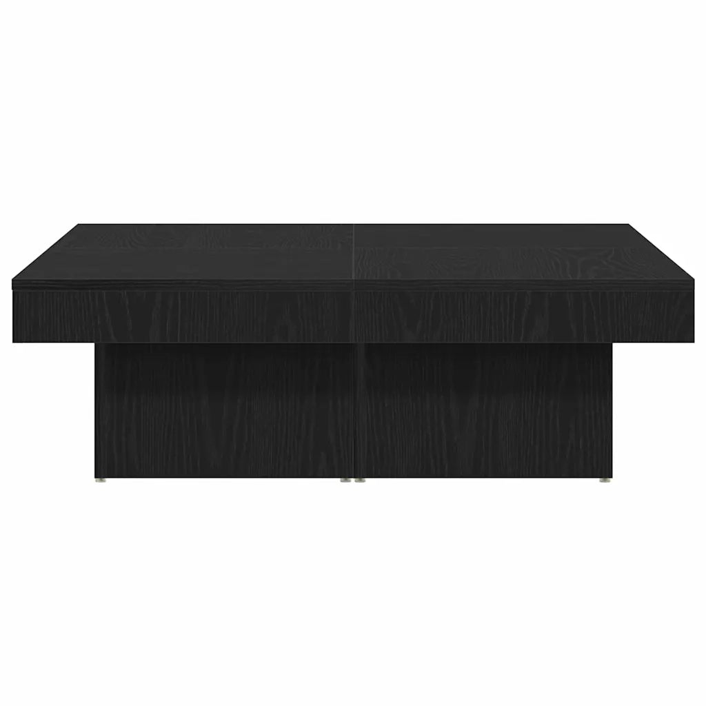 Tavolino da salotto Rovere Nero 90 x 90 x 28 cm 862628