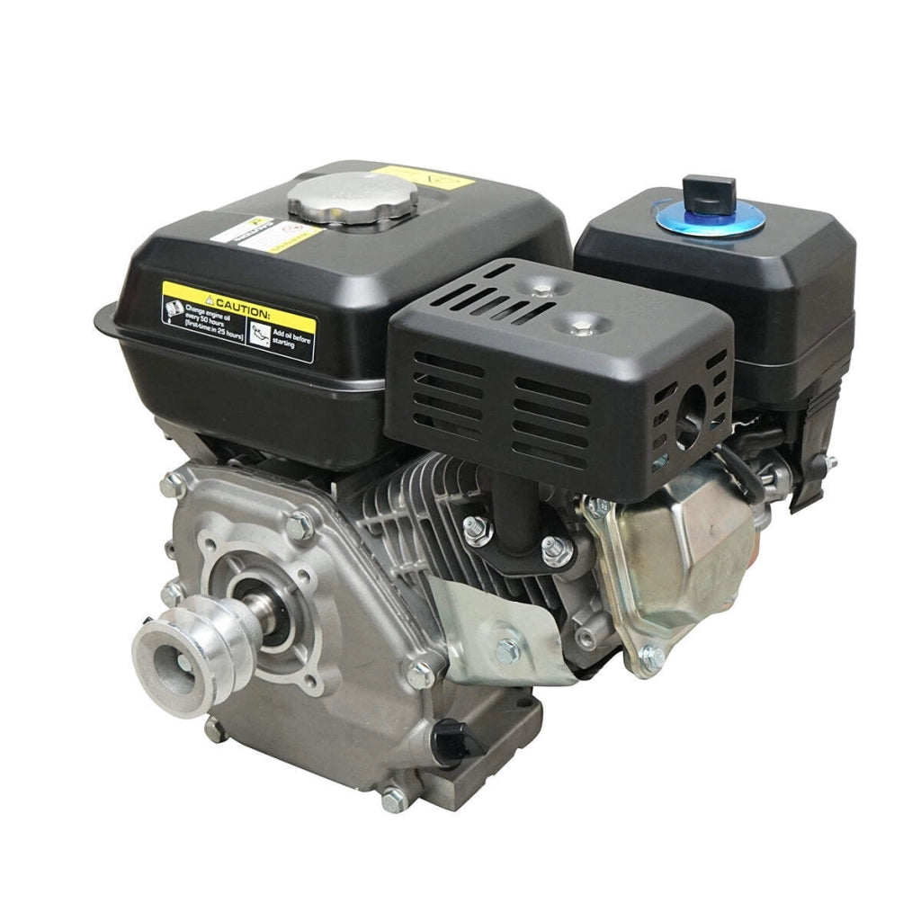 Motore a scoppio con puleggia, 7,5 HP, 4 tempi, 212 cc, asse da 20 mm, avviamento a corda THOR