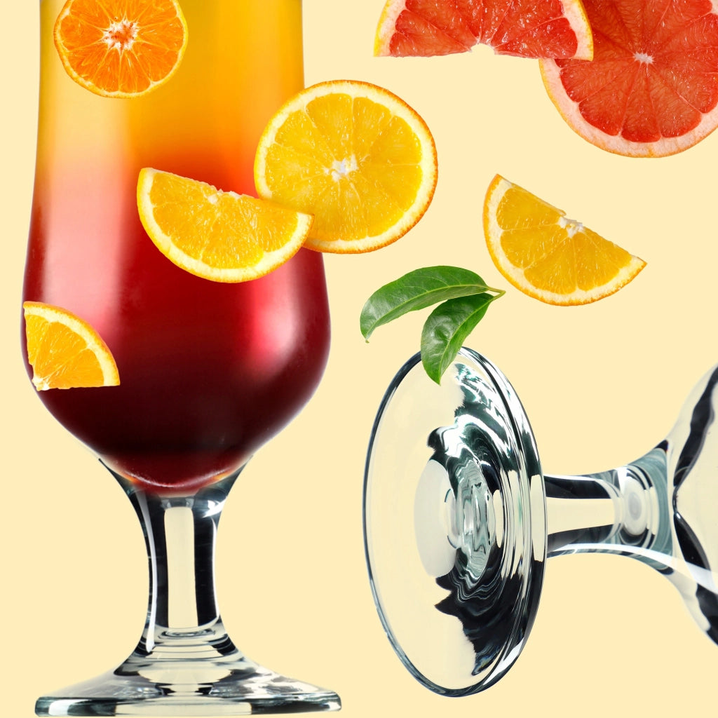 Bicchieri KADAX per bevande, cocktail, bibite, birra, acqua, 370 ml, set da 6