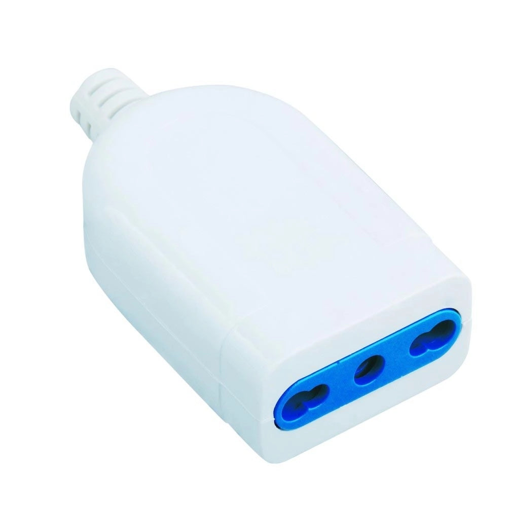 Presa Bipasso 2P+T 16A Colore Bianco - Codice 82570-FK