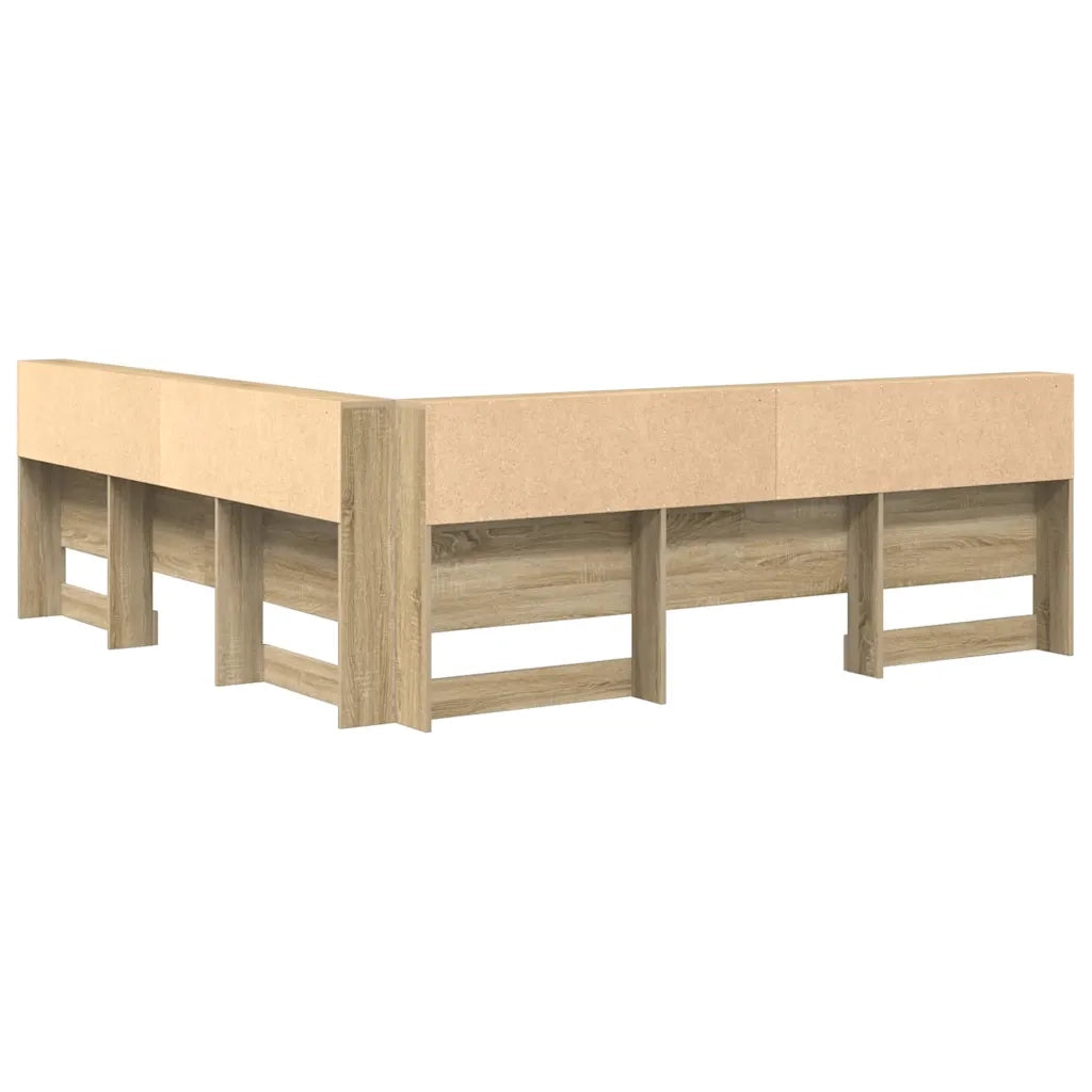 Testiera | Testata contenitore Rovere Sonoma 200 cm Legno multistrato