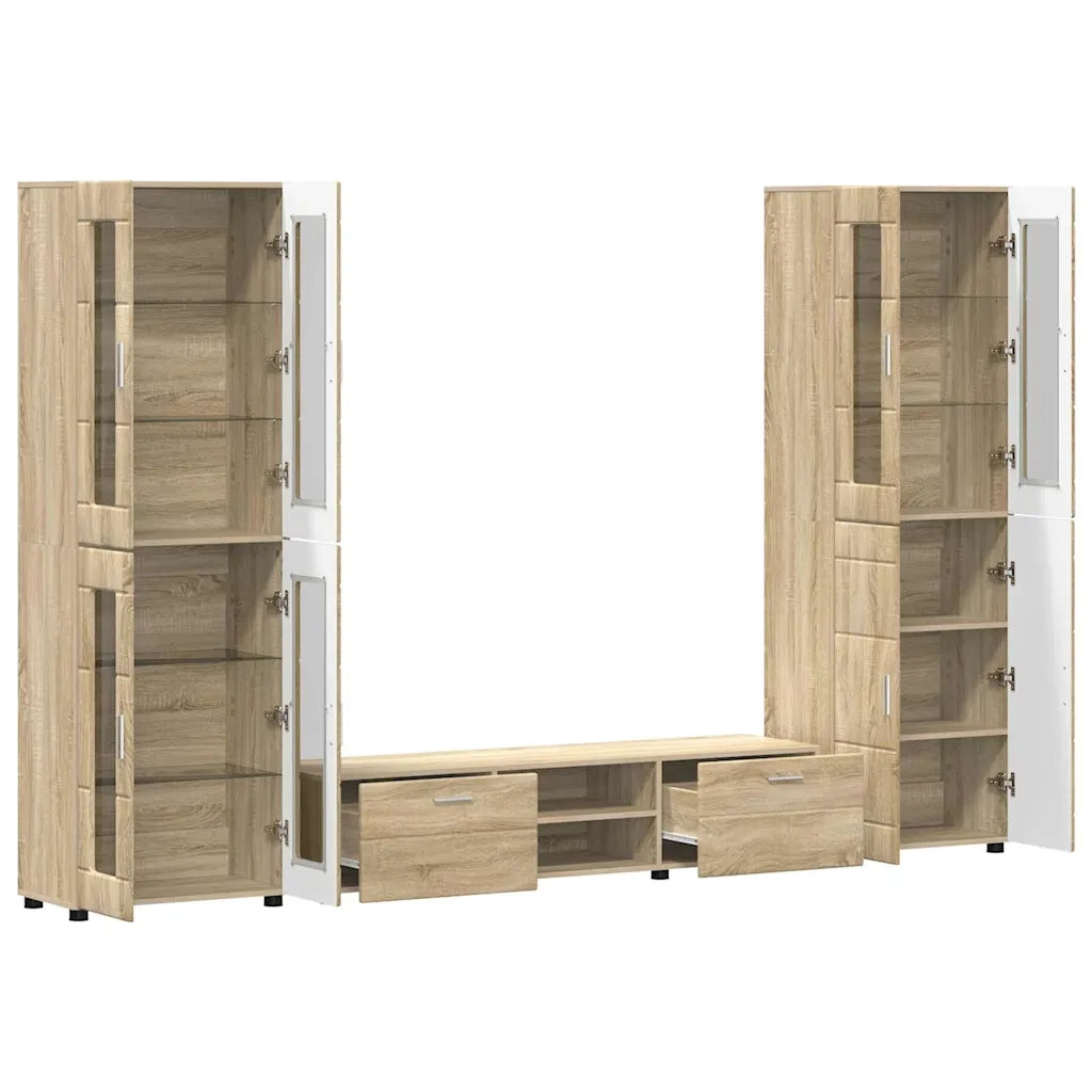 Set mobile TV FLORIN 3 pcs Rovere Sonoma Legno multistrato 3398006