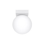 Plafoniera Pure Lume SOLEDA sfera vetro bianco opaco G9