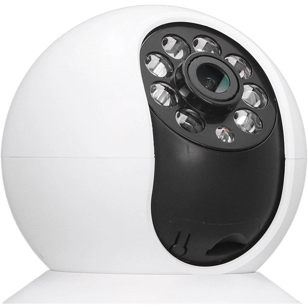 Trade Shop - Telecamera Wi-fi Doppia Videocamera Di Sorveglianza Motorizzata 360° Ip44 App -