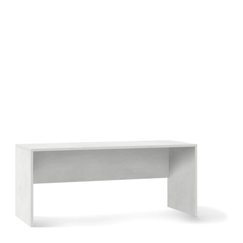 Scrivania L180 In Kit Ossido Bianco cm 180x69x76h - Sarmog