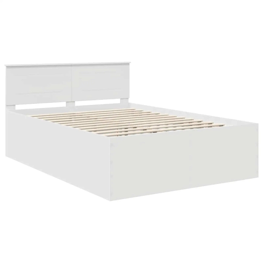 Struttura del letto Bianco 140 x 200 cm Legno multistrato 3408578