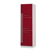 Vicco Mobile per forno da incasso Rosso bordeaux lucido 60 cm