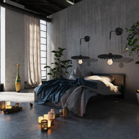 Lampada Da Parete APP1355-1W Black 30 Cm