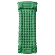 Materasso Campeggio Autogonfiabile con Cuscini 1 Persona Verde CFW1254688