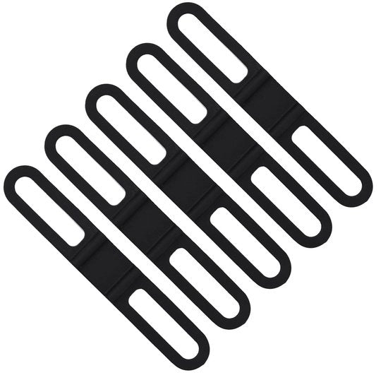 Componenti per bicicletta di alta qualità - Pannelli di protezione per pneumatici - Elastici - Duraturi - Silicone - Flessibili - 5 pezzi 14x2,5 cm - Pannelli per pneumatici