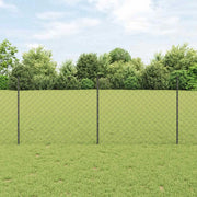 Recinzione a maglie con palo 10 x 1 m Acciaio rivestito in PVC 3336268