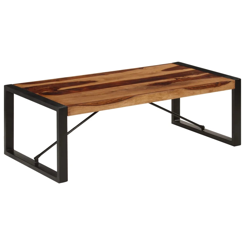 Tavolino da Salotto 120x60x40 cm in Legno Massello di Acacia 247426