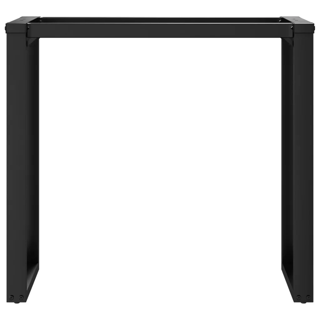 Telaio Gambe a O per Tavolo da Pranzo 80x40x73 cm in Acciaio