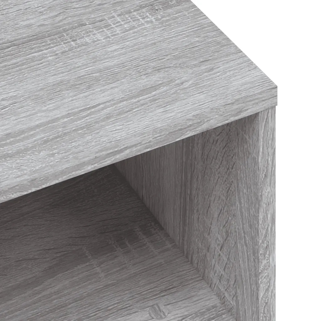 Mobile Porta TV Grigio Sonoma 80x40x40 cm in Legno Multistrato