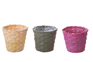 Set 9 Cesti in Vimini H 11,5 cm