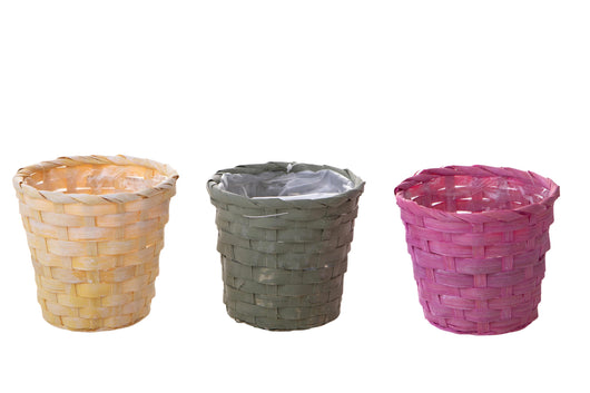 Set 9 Cesti in Vimini H 11,5 cm